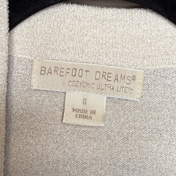 Barefoot Dreams Cozychic Ultra Lite Lounge Cardigan in Ivory Soft Cozy Sz Small - Picture 6 of 14